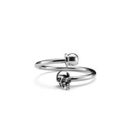 Portachiavi Maria Cristina Sterling Skull in Argento G3716 - G3716
